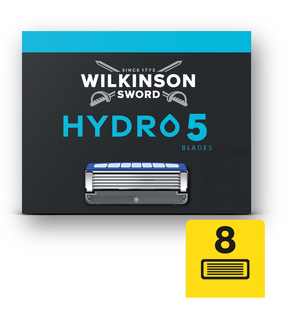 Wilkinson Sword Hydro 5 Men's Razor Blade Refills 8 Pack