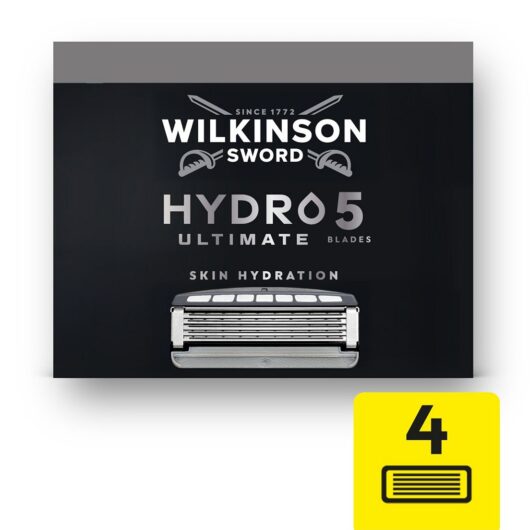 Wilkinson Sword Hydro 5 Ultimate Men's Razor Blade Refills 4 Pack